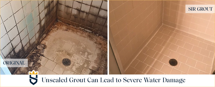 Unsealed Grout Can Lead to Severe Water Damage