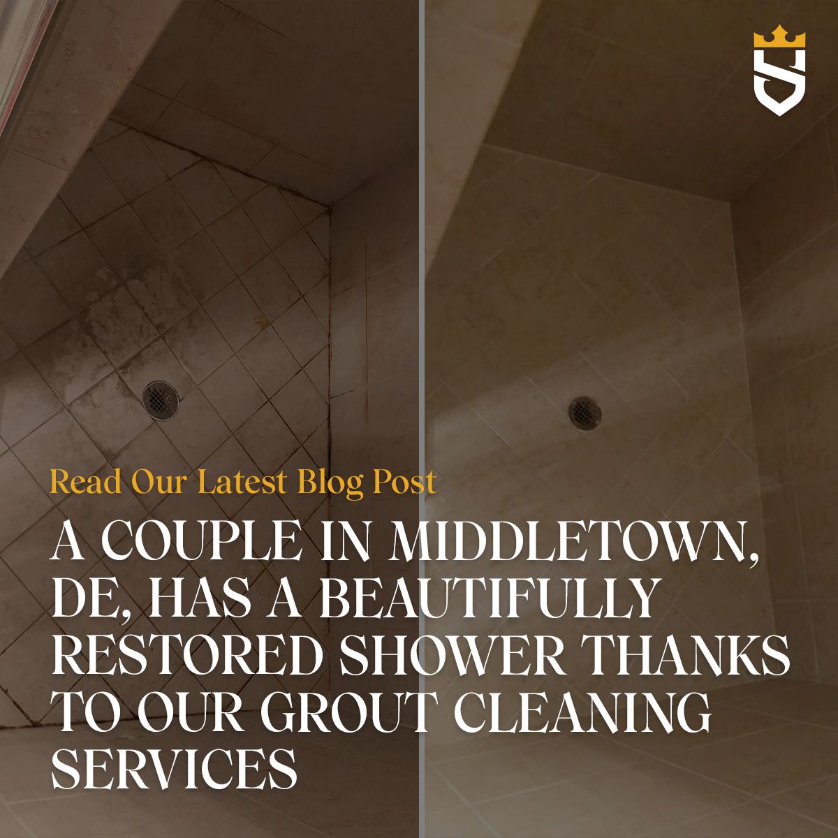 A Couple in Middletown, DE, Has a Beautifully Restored Shower Thanks to Our Grout Cleaning Services