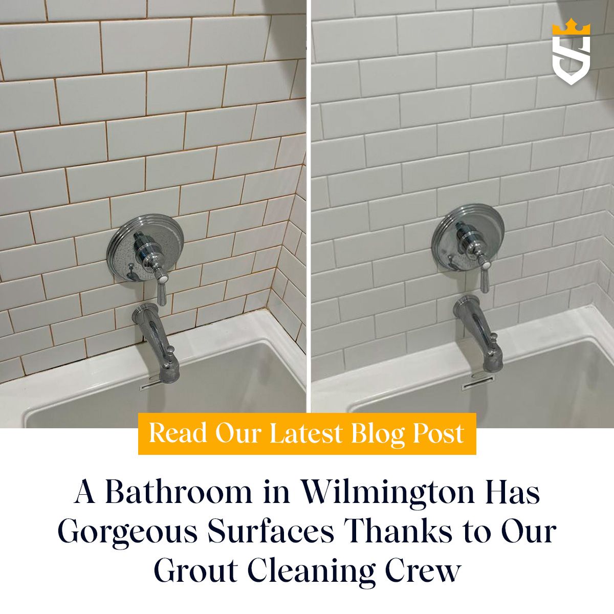 A Bathroom in Wilmington Has Gorgeous Surfaces Thanks to Our Grout Cleaning Crew