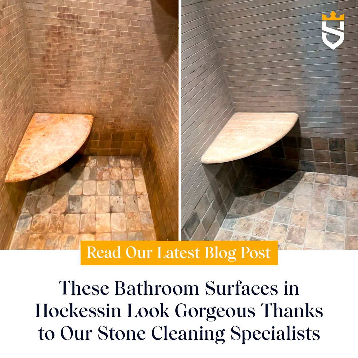 These Bathroom Surfaces in Hockessin Look Gorgeous Thanks to Our Stone Cleaning Specialists