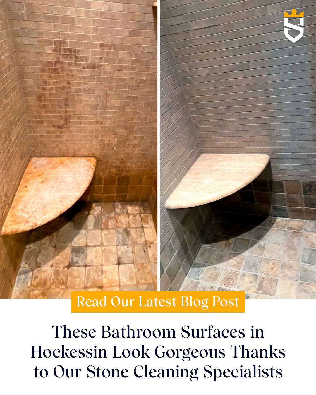 These Bathroom Surfaces in Hockessin Look Gorgeous Thanks to Our Stone Cleaning Specialists